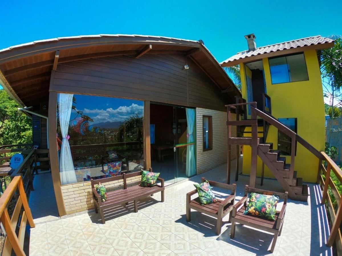Casa Vista Privilegiada: Piscina E Conforto Garopaba Exterior foto